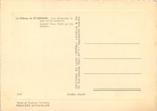 CPSM Le chateau de St Germain Vue d'ensemble facade sur les parterres