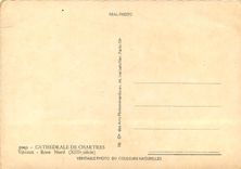 CPSM Cathedrele de chartres Vitraux Rose Nord (XIIIe s)