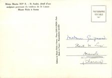 CPSM Moine Martin XIIe Ste Andre detail d'une sculpture provenant du tombeau de St Lazare Musee Roli