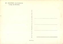 CPSM Chartres la Cathedrale l'Ange du Meridien