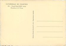 CPSM Cathedrale de Chartres Portail Nord (XIIIe s)Dormotion de la Vierge