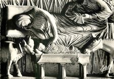 CPSM Cathedrale de Chartres Crypte N D de Sous Terre Nativite du Jube (XIIIe s)