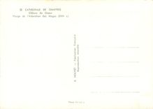 CPSM Cathedrale de Chartres Cloture du Choeur Vierge de l'Adoration des Mages (XVIe s)