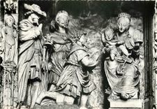 CPSM Les Merveilles de Chartres (Eure et Loir) La Cathedrale (XIIIe s) Detail du Tour de choeur l'ad