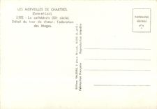 CPSM Les Merveilles de Chartres (Eure et Loir) La Cathedrale (XIIIe s) Detail du Tour de choeur l'ad