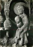 CPSM Cathedrale d'Autun (S et L) La Vierge et l'enfant Chapiteau (XIIe s)