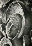 CPSM Cathedrale d'Autun (S et L) Fuite en Egypte Tete de la Vierge Chapiteau (XIIe s)