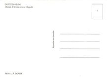 CPSM Castelane Chemin de Croix vers la chapelle