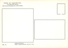 CPSM Tende A Mmes Alt 850 m Une rue pittoresque du vieux bourg