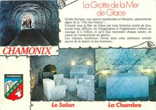 CPSM Chamonix Mont Blanc La Grotte de la Mer de Glace