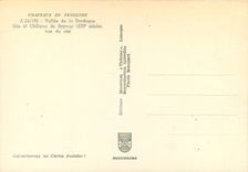 CPSM Chateaux en Perigord Vallee de la Dordogne site et chateau de Beynac (XIIIe s) vu du ciel