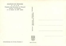 CPSM Chateau en Perigord Biron Premiere des Baronnies du Perigord la terrasse et le donjon du XIIe s