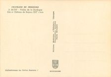 CPSM Chateau en Perigord Vallee de la Dordogne Site et chateau de Beynac XIIIe s