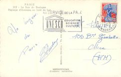 CPSM Paris Le Bois de Boulogne Paysage d'Automne au bord du Lac