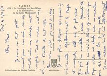 CPSM Paris la Basilique du Sacre Coeur et le Funiculaire de la Butte Montmartre