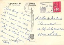 CPSM Le Puy en Velay La Cathedrale