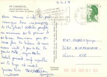 CPSM En Camargue Aigues Mortes (Gard) L'eglise N D des Sablons