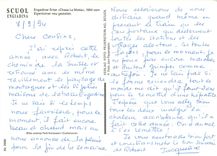 CPSM Scuol Engiadina Engadiner Erker Chasa la Motta 1954 vom Eigentumer neu gestalitet