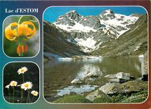 CPSM Hautes Pyrenees le Lac d'Estom alt 1804 m