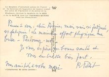 CPSM Le Daphin s'enroulant autour de l'ancre