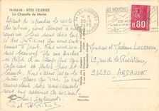 CPSM Sites Celebres la chapelle de Merlet