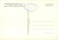 CPSM Chamonix le Montenvers (1913 m) la Grotte de la Mer de Glace l'Ours gardien de la Grotte