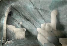 CPSM Chamonix Mont Blanc (Hte Savoie) (Alt 1050 m) la Grotte de la Mer de Glace la Cuisine 