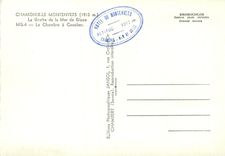 CPSM Chamonix le Montenvers (1913 m) La Grotte de la Mer de Glace La Chambre a coucher