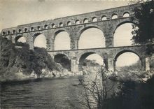 CPSM Pont du Gard Aqueduc romain