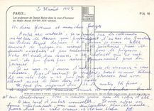 CPSM Paris les sculptures de Daniel Buren dans la cour d'honneur du Palais Royal (XVIIIe XIXe s)