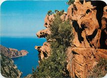 CPSM Les Calanche de Piana Panorama de la Corse Formes fantastiques