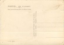 CPSM Paris Vue panoramique prise de N D