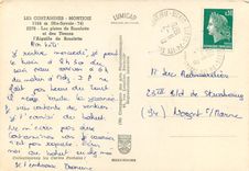 CPSM Les Contamines Montjoie 1164 m (Hte Sav) Les pistes de Roselette et des Tierces