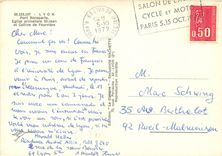 CPSM Lyon Pont Bonaparte Eglise Primatiale St Jean et Colline de Fourviere