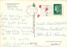 CPSM Etables sur mer (Cotes du Nord) Plage des Godelins