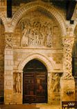CPSM Souillac( Lot) Eglise abbatiale XIIe s Portail interieur