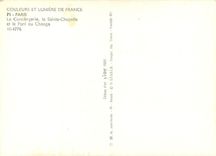 CPSM Paris la Conciergerie la Saint Chapelle et le Pont au change