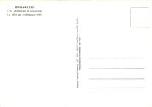 CPSM Salers Cite Mediavale d'Auvergne la mise au tombeau (1495)
