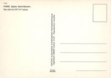 CPSM Paris Eglise Saint Severin Bas Cote Sud XIIIe XVe s