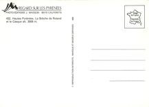 CPSM Hautes Pyrenees la Breche de Roland et le Casque alt 3006 m