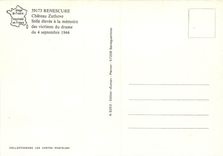 CPSM Renescure Chateau Zuthove Stele elevee a la memoire desVictimes du drame du 4 sept 1944