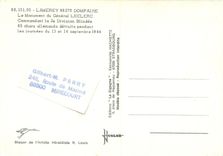 CPSM Lamerey Dompaire Le Monument du General Leclercs