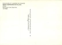 CPSM Compiegne Royallieu (Oise) Monument des Deportes