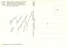 CPSM Stele edifiee a la memoire des grands blesses