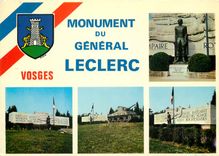 CPSM Lamerey Dompaire Le Monument du General Leclerc