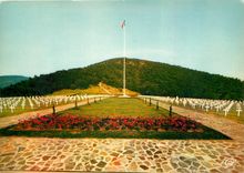 CPSM Vieil Armand Hartmannswillerkopf Cimetiere du Silberloch