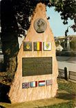 CPSM Couvin Memorial General Piron (Place Verte)