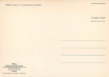 CPSM Vimy (P de C) Le monument Canadien
