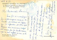 CPSM Necropole Nationale du Struthof Le Memorial National de la Deportation