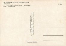 CPSM Circuit des Plages du Debarquement 6 juin 1944